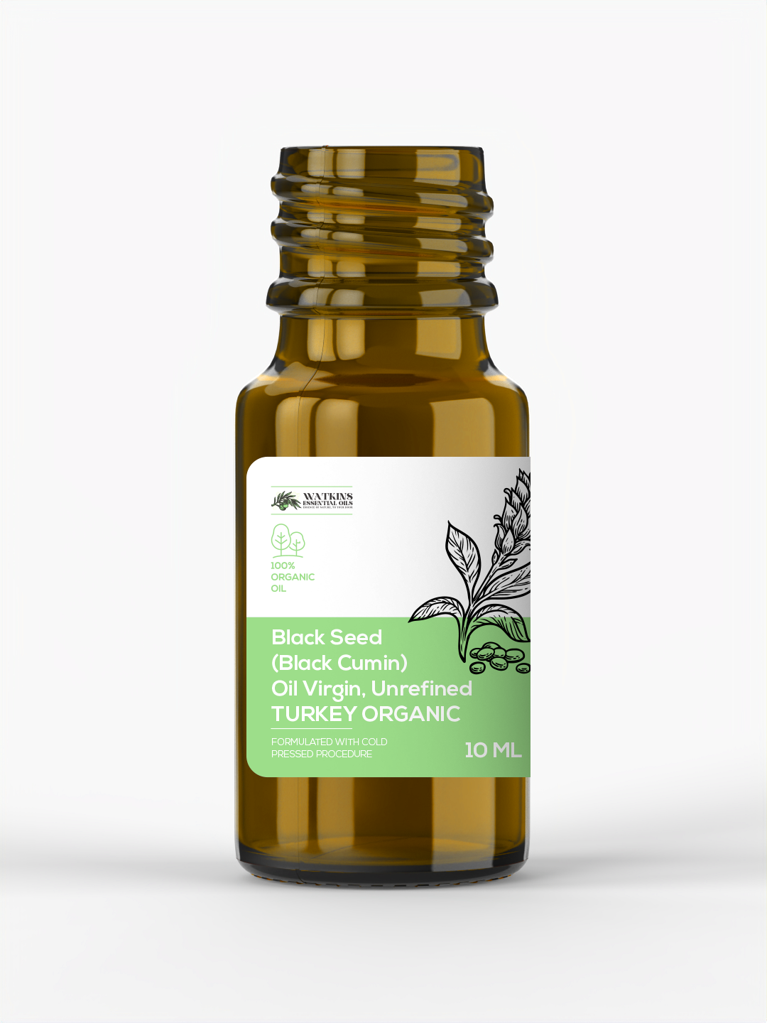 Black Seed (Black Cumin) Oil Virgin, Unrefined TURKEY ORGANIC